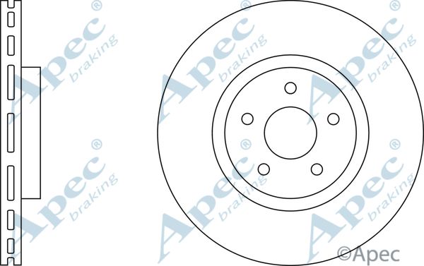 APEC BRAKING Jarrulevy DSK2344